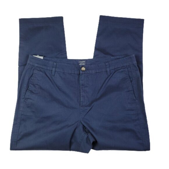 J. Crew High Rise Girlfriend Chino Pants Navy - Picture 3 of 12
